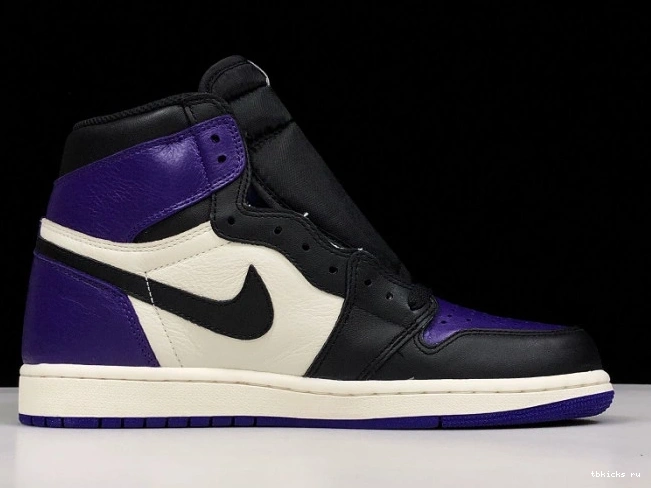 Cheap TB Jordan Purple Court 1 555088-501 Air 0823